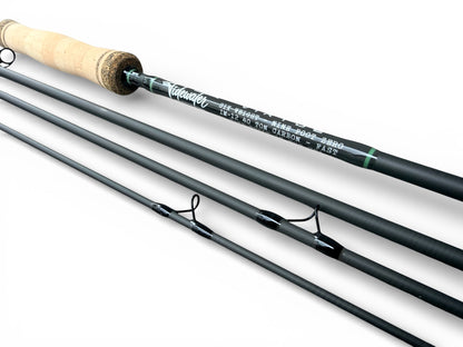 Tidewater Virtue 6wt 9ft - Green Birdseye Burl X Blackout