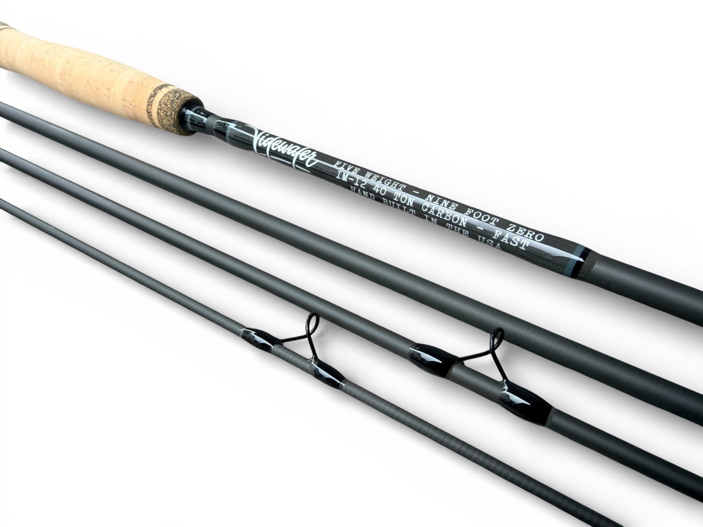 Tidewater Virtue 5wt 9ft - Blue Flame Burl X Dark Gray X Blackout