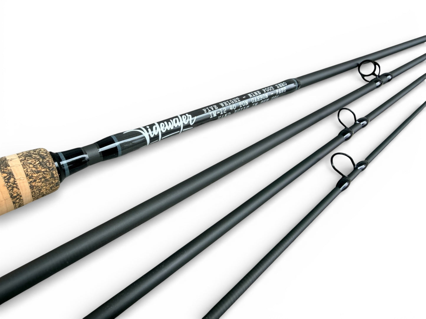 Tidewater Virtue 5wt 9ft - Blue Flame Burl X Dark Gray X Blackout