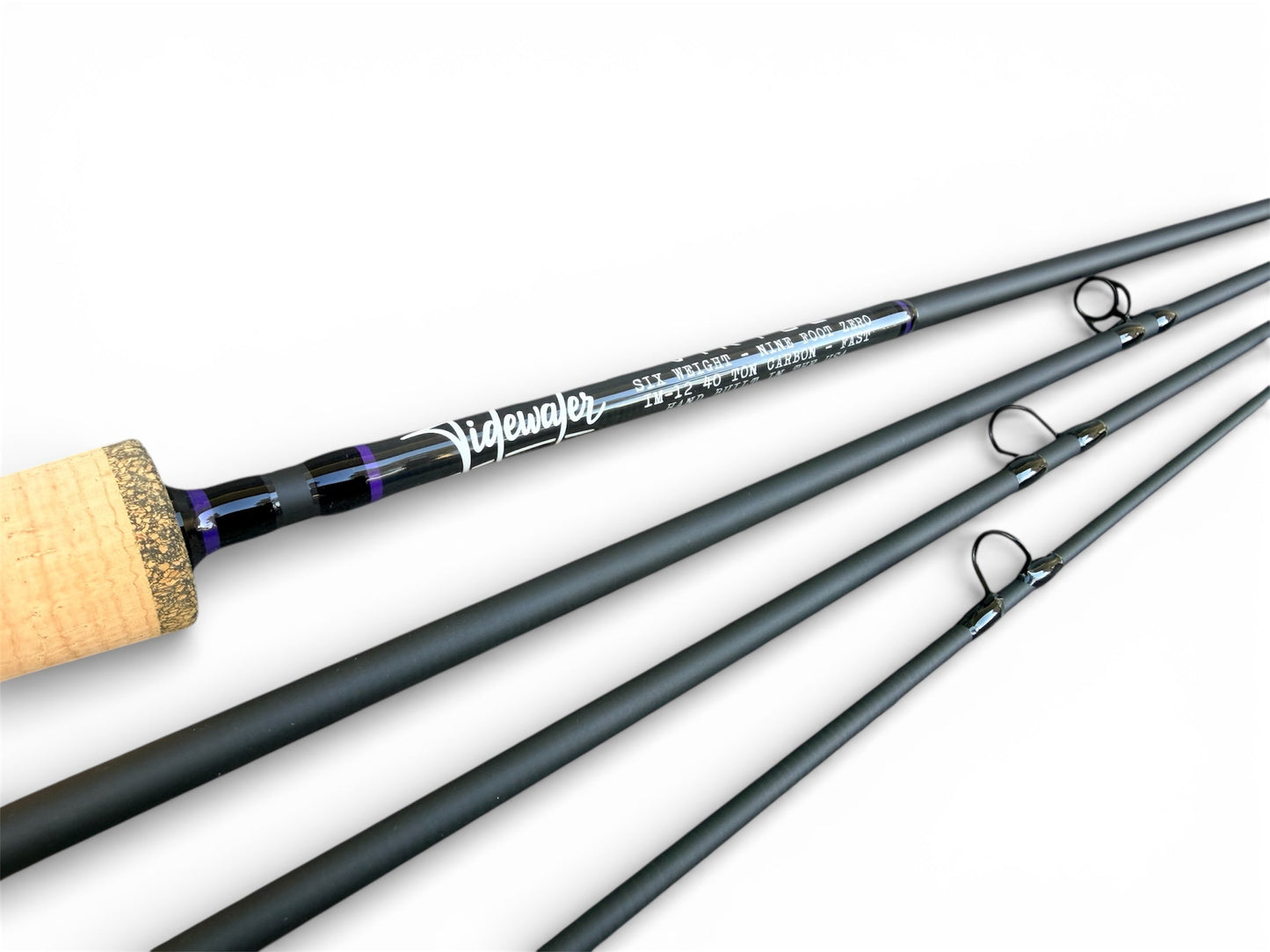 Tidewater Virtue 6wt 9ft - Purple Haze X Hexagon Carbon Fiber Reel Seat